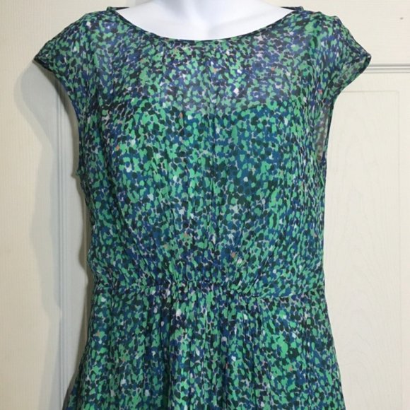 👗🌿 Green Spring Meadow J. Crew Dress - Picture 7 of 14